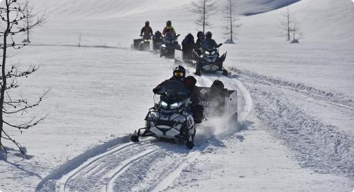 Snow ride Putorana